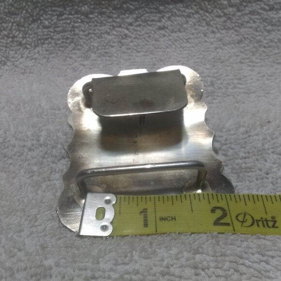 INPHC High Point Amateur 1980 Silver Buckle Flower Hanson Signed Vintage !! main image 4